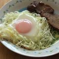 ★なみ☆'s cooksnap of when they made あまった千切りキャベツde目玉焼き.