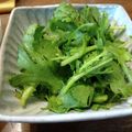 ばたみそーぱん☆'s cooksnap of when they made 春菊だけ☆サラダ.