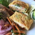 かずくん☆'s cooksnap of when they made お弁当が華やかに！カニかま&ネギ玉子焼き.