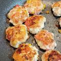 花音's cooksnap of when they made カニかまコーンのはんぺんチーズ焼き.