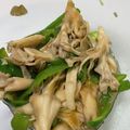 ラスティー君パパ's cooksnap of when they made スピード副菜舞茸ピーマン.
