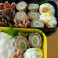 mikekke's cooksnap of when they made ちくわのぐるぐる肉巻き～お弁当に～.
