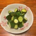 さすらい's cooksnap of when they made すぐ出来✿胡瓜の漬物～(~_~).