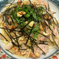 おこわだいすき※'s cooksnap of when they made 胡桃のせ・梅と豚コマの和風パスタ.