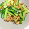 Tケｰ′sK's cooksnap of when they made 中国人ちのえびときゅうりの塩味炒め.