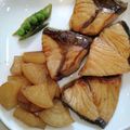 ミロ9607's cooksnap of when they made フライパンで作る大根入り鰤の照り焼き.
