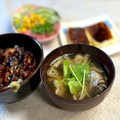 かっちゃん杉's cooksnap of when they made 薄揚げと舞茸のお吸い物.