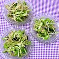 ふたごゆき's cooksnap of when they made 柚子胡椒香る水菜ともやしの塩昆布ツナ和え.