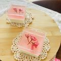 cacao_'s cooksnap of when they made 桜のゼリーとパンナコッタ　.