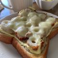 ゆいランラン's cooksnap of when they made ちくわトースト.