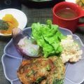 かおりかざり's cooksnap of when they made チーズ白葱入＊豚肉と法蓮草のおつまみ焼き.