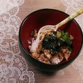 クックHG9V8Y☆'s cooksnap of when they made 鯖の水煮缶で生姜たっぷりそぼろ丼♪.
