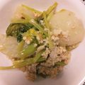 みちばたの花's cooksnap of when they made 鶏ひき肉とかぶのあんかけ煮.