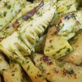 monjimari's cooksnap of when they made たけのことじゃがいものバジルソース炒め♪.