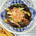 在宅勤務のおじさん's cooksnap of when they made レンジだけで簡単*ナスの煮浸し.
