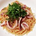 nyapple's cooksnap of when they made ＊＊いかと明太子deパスタ＊.