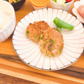 のんちごはん♡'s cooksnap of when they made しし唐入り！和風つくね♪しし唐香る♪.