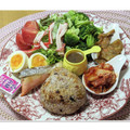 ゆけり３兄弟's cooksnap of when they made ★揚げ玉がポイント★我が家の焼おにぎり.