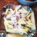 ふか谷's cooksnap of when they made ゴルゴンゾーラとベーコンのパスタ.