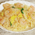 さくらん餅's cooksnap of when they made さっぱり塩味！エビとセロリの卵炒め.