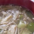 あゆたっくん's cooksnap of when they made 簡単！無難！長ネギとえのきのお味噌汁.