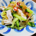 kinniko's cooksnap of when they made 中華くらげ&きゅうり&ささみのサラダ.