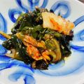 kinniko's cooksnap of when they made わかめとキムチの海苔ナムル.