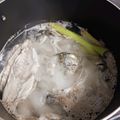 ♡とみー♡'s cooksnap of when they made アジの焼きアラ汁.