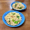 卯月のうさぎ２０１４'s cooksnap of when they made 和風♔レタスとエビのチャーハン.