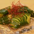 Nakatojias's cooksnap of when they made 蛇腹きゅうり＊ピリ辛ねぎダレ漬け.