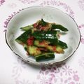 ジョングレ's cooksnap of when they made 胡瓜の梅おかか和え.