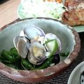 あず7225's cooksnap of when they made あさりとピーマンのガーリックバター蒸し.
