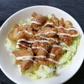 kayoayu's cooksnap of when they made カフェ風♡ 照り焼きチキン丼.