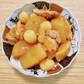 コムギ大好き's cooksnap of when they made コク旨な【鶏大根のピリ辛煮】.