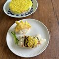 gucci12's cooksnap of when they made 子供の日に☆薄焼き卵で兜.