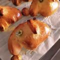 喜八＆Hacchi's cooksnap of when they made ぞうさんのハムチーズパン.