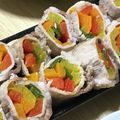 ★なみ☆'s cooksnap of when they made パプリカの彩り肉巻き♪お弁当にも.