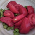 ʚ 싶지만 ɞ's cooksnap of when they made トマトと冷凍そら豆のノンオイルサラダ.