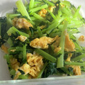 ゆかりりりー's cooksnap of when they made ご飯が進む！大根の葉と卵のオイスター炒め.