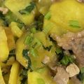 クックI1FJ57☆'s cooksnap of when they made 10分豚こま・薩摩芋・小松菜バター炒め♪.
