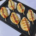 ♡♡あいす♡♡'s cooksnap of when they made フランクソーセージパン.