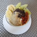 スタイリッシュママ's cooksnap of when they made ♡すりゴマと小豆(あんこ)のヨーグルト♡.