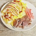 さくらん餅's cooksnap of when they made キャベツともやしの簡単とんぺい焼き風.