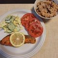ほか弁ママ's cooksnap of when they made 鮭のムニエル ガーリック風味☆.
