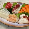 島子☆'s cooksnap of when they made 裏技？お刺身の盛り付け再現２秒！.