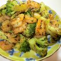 れもん親父's cooksnap of when they made エビとブロッコリーのシーズニング炒め.