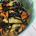 ティグス's cooksnap of when they made 炒めたら後は煮るだけごぼ天のひじき煮.
