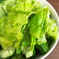 ※ぴーまん's cooksnap of when they made 残ったサンチュで！　ピリ辛ごま和え.