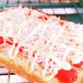 はやぱぱ★'s cooksnap of when they made しらすハムトースト.