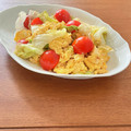 Etsu☆ko's cooksnap of when they made レタスとミディトマトの卵炒め.